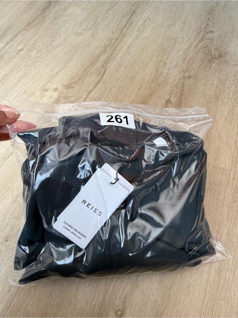 Reiss Deep Teal Mock-Neck Midi Dress - Picture 12 of 12